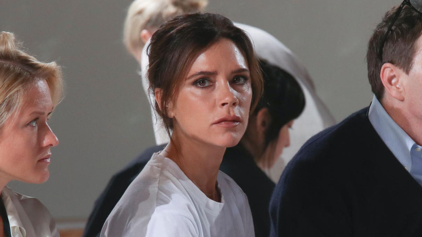 Victoria Beckham bei einer Show ihres Modelabels.