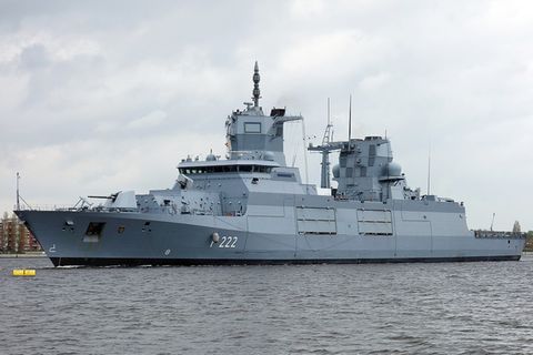 Die "Baden-Württemberg" ist das erste Schiffs des Typs F150.