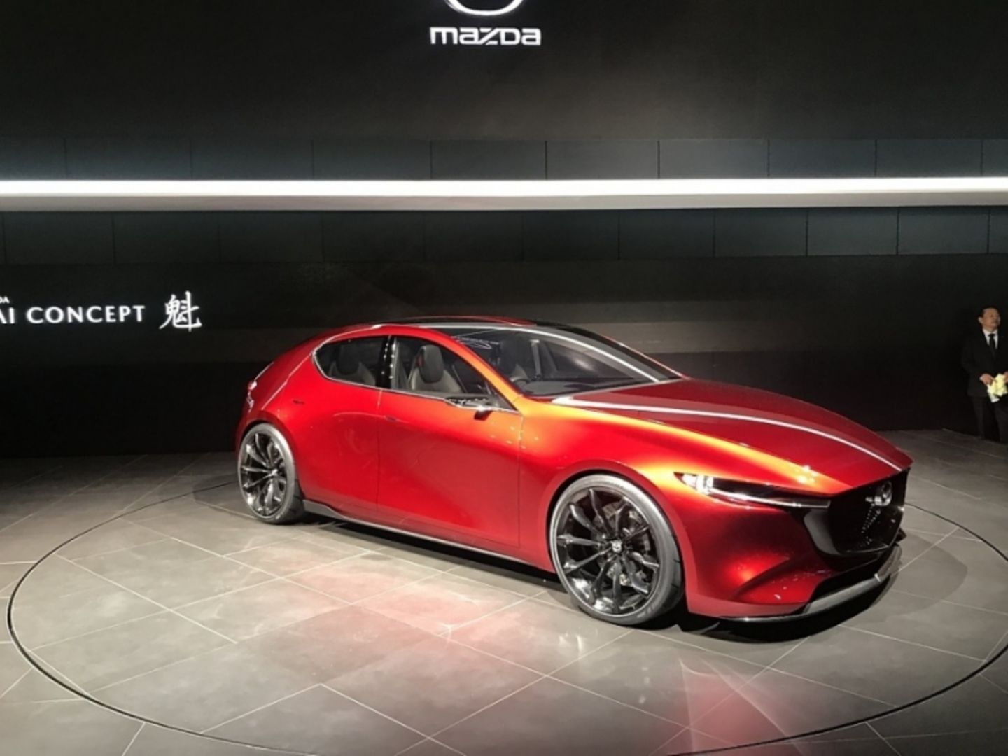 Das Mazda Kai Concept 3 nimmt das Design des Mazda 3 vorweg