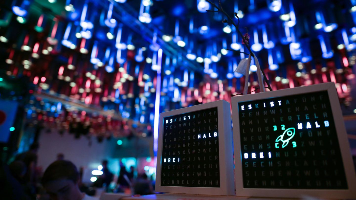 Ein Vortragsraum des Jahreskongress 2015 des Chaos Computer Clubs in Hamburg