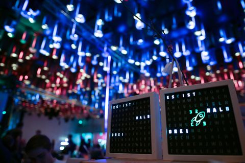 Ein Vortragsraum des Jahreskongress 2015 des Chaos Computer Clubs in Hamburg