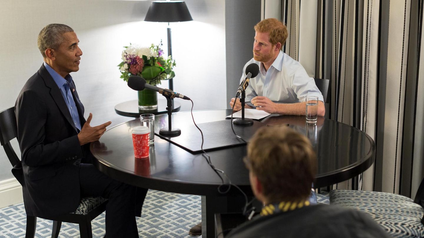 Barack Obama gibt Prinz Harry sein erstes Interview seit Ende seiner Präsidentschaft