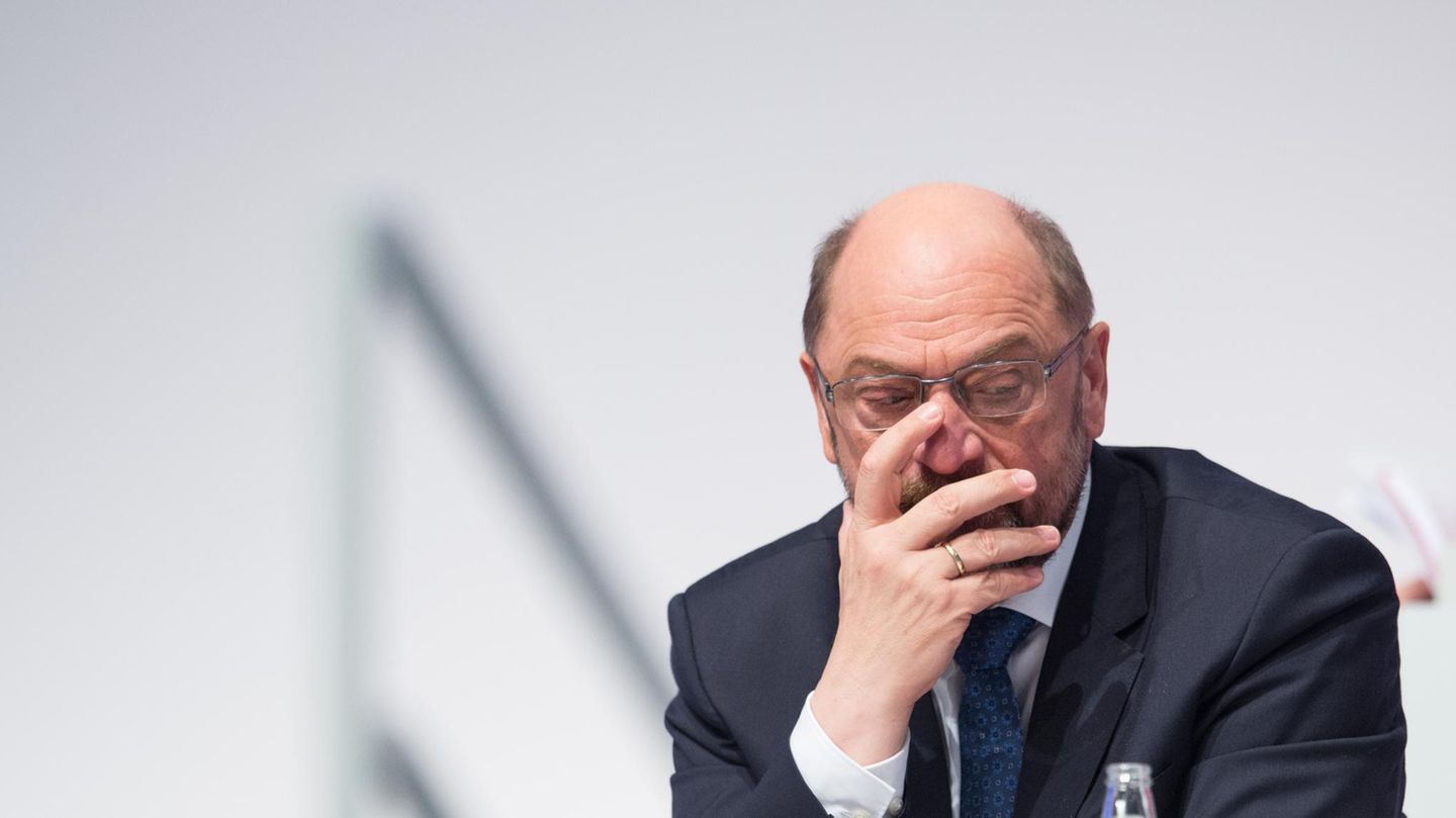 SPD-Politiker Martin Schulz beim Bundesparteitag in Berlin