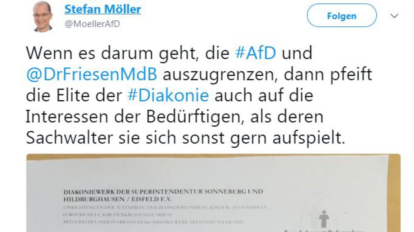 Mehrere AfD-Abgeordnete teilten ein Foto des Schreibens, mit der die Tafel die Spende zurückschickte, und kommentierten den Vorgang