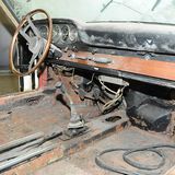 Porsche 901 Nr. 57 - auch der Innenraum war nur noch ein Schatten seiner selbst