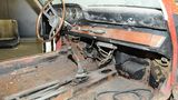 Porsche 901 Nr. 57 - auch der Innenraum war nur noch ein Schatten seiner selbst