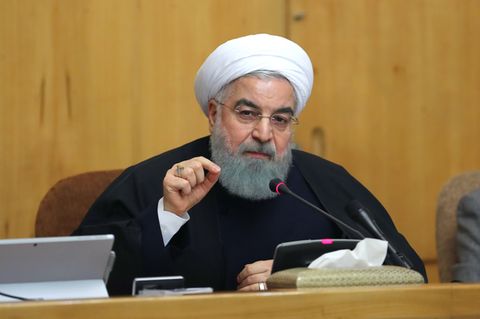 Irans Präsident Hassan Ruhani sieht sich seit Tagen mit Protesten gegen sein Regime konfrontiert