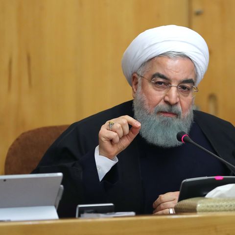 Irans Präsident Hassan Ruhani sieht sich seit Tagen mit Protesten gegen sein Regime konfrontiert