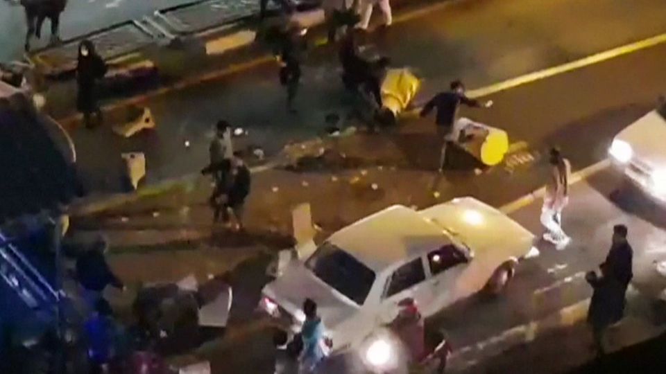 Unruhen in Teheran - Videostill der Agentur Mehr News