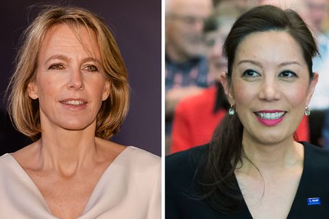BASF-Managerin Saori Dubourg (rechts) und Julia Jäkel, Chefin des Verlagshauses Gruner+Jahr, in dem auch der stern erscheint