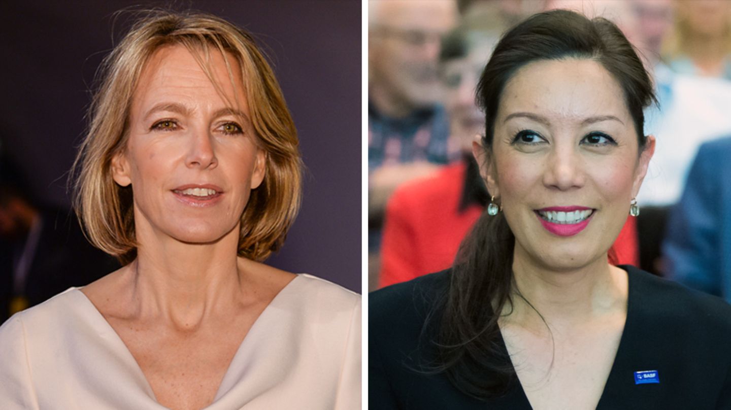 BASF-Managerin Saori Dubourg (rechts) und Julia Jäkel, Chefin des Verlagshauses Gruner+Jahr, in dem auch der stern erscheint