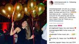 Victoria Swarovski mit Luftballons im Club Olivia Valere