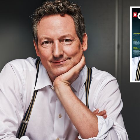 Nahm mit Genuss ab: Eckart von Hirschhausen, Chefreporter des Magazins "DR. v. HIRSCHHAUSENS STERN GESUND LEBEN"