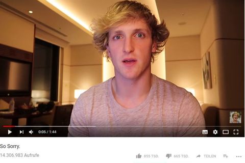 Logan Paul postet Entschuldigungs-Video