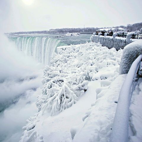 Niagara-Fälle sind vereist