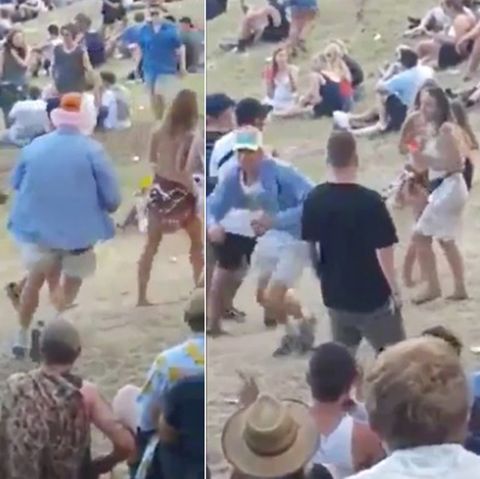 Aufreger in Neuseeland: Mann begrapscht Frau auf Festival - und bekommt eine handfeste Antwort