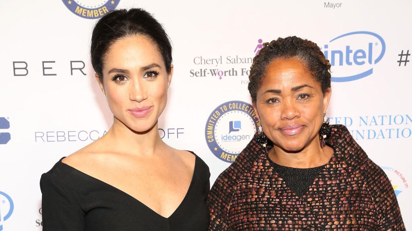 Meghan Markle mit ihrer Mutter Doria Ragland