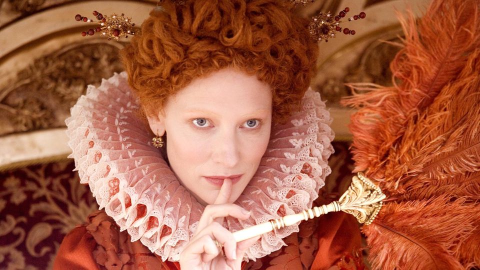 Cate Blanchett als Queen Elizabeth I. Cate Blanchett in ihrer Rolle als Königin Elizabeth die Erste