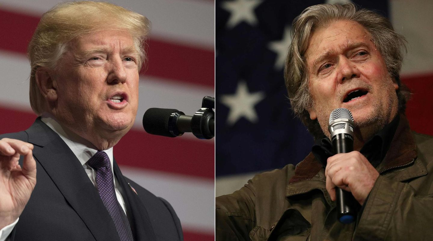 "Er hat seinen Verstand verloren": Donald Trumps beißende Abrechnung mit Steve Bannon