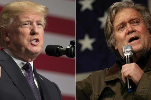 "Er hat seinen Verstand verloren": Donald Trumps beißende Abrechnung mit Steve Bannon