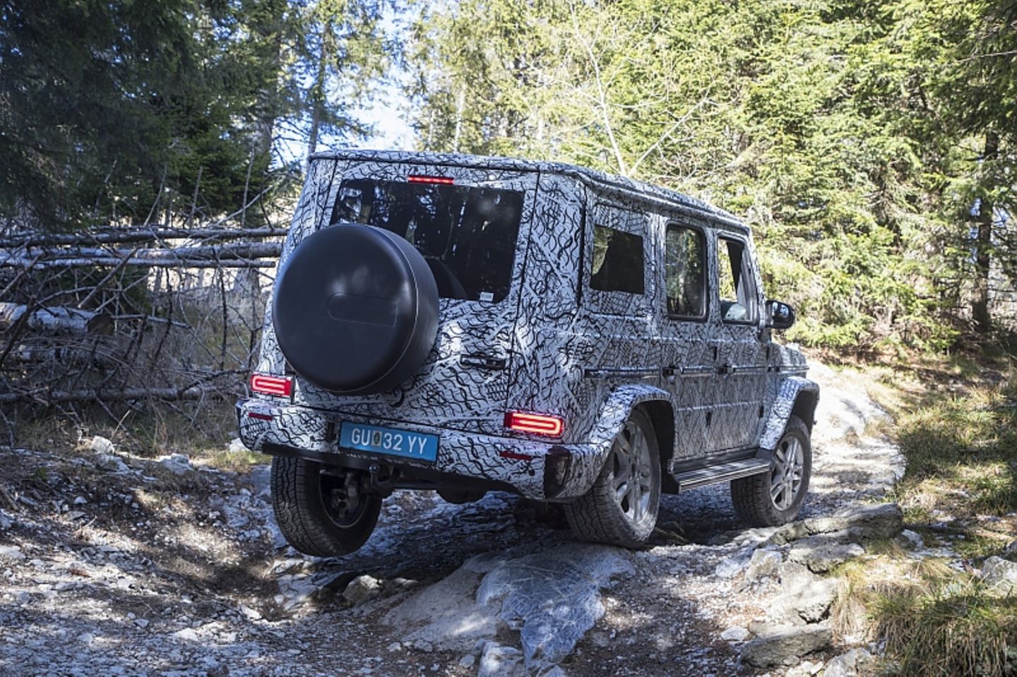 Mercedes G-Klasse 2018 - Leiterrahmen mit Einzelradaufhängung