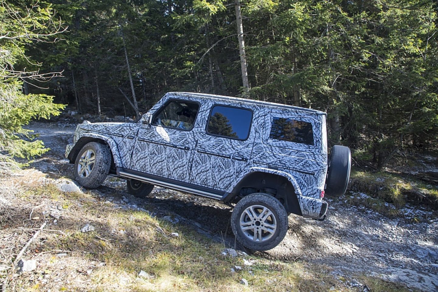 Mercedes G-Klasse 2018 - rund 27 cm Bodenfreiheit