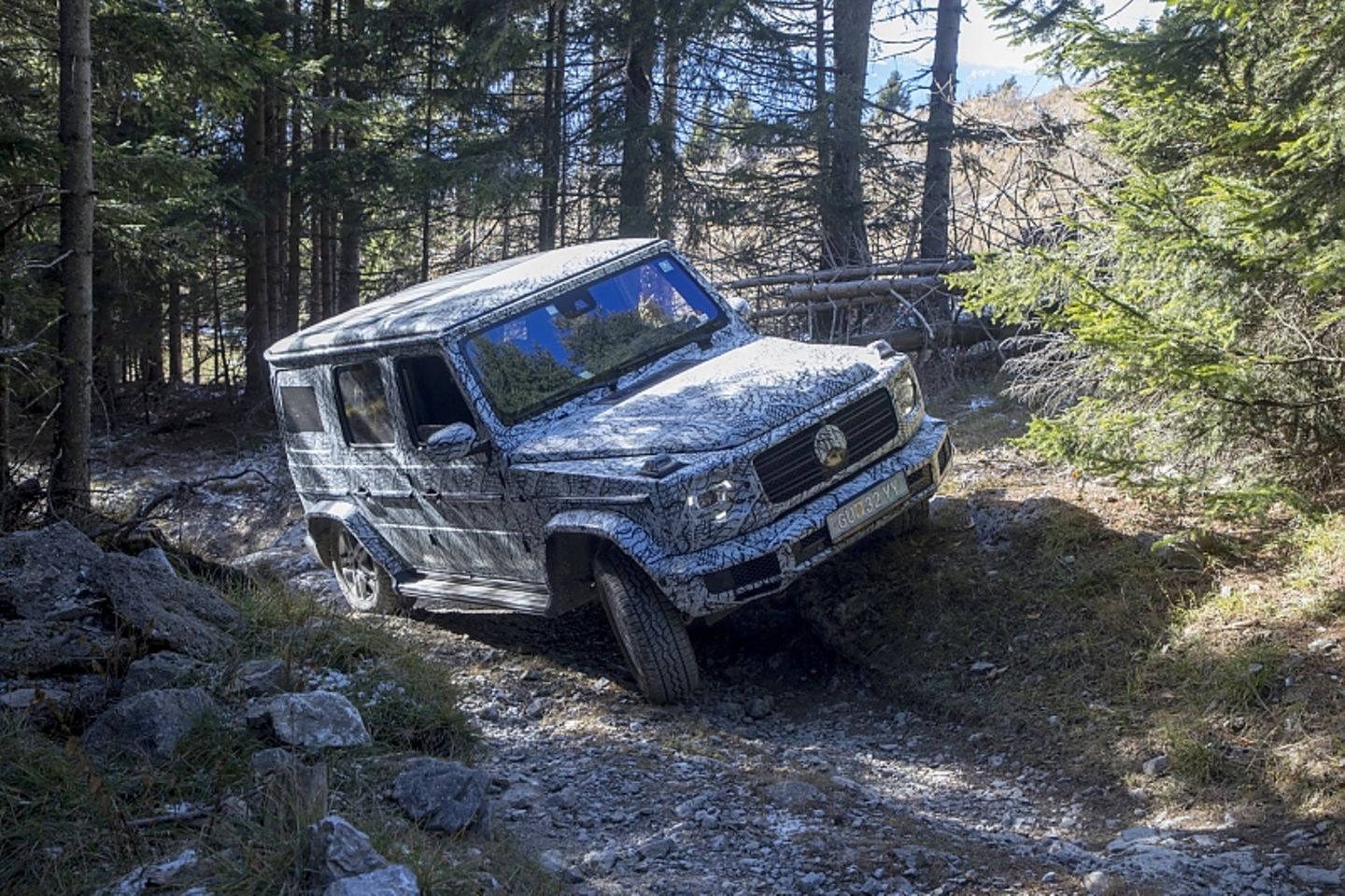 Mercedes G-Klasse 2018 - rund elf Zentimeter breiter als bisher