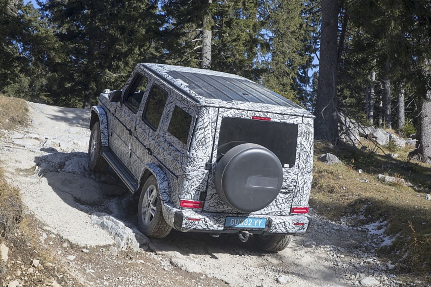 Mercedes G-Klasse 2018 - unterwegs auf dem Grazer Hausberg Schöckl
