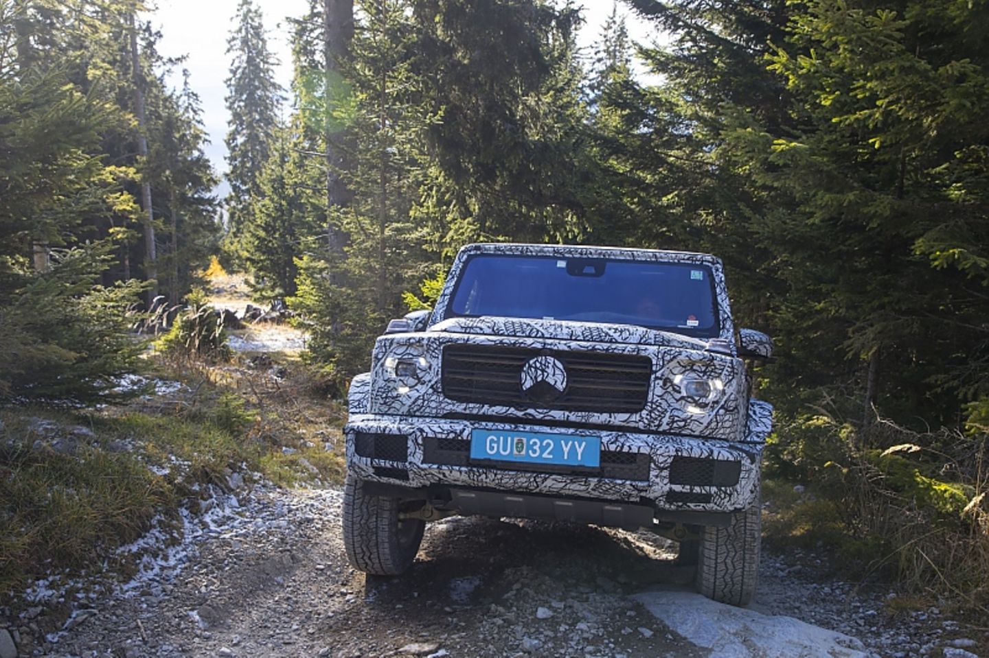 Mercedes G-Klasse 2018 - das Gesicht wurde kaum verändert