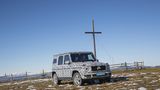 Mercedes G-Klasse 2018 - hoch auf dem Schöckl-Gipfel