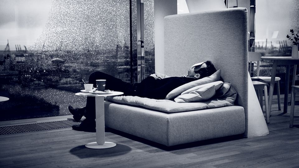 Ruhepause im Musikerbistro