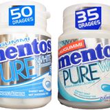 Platz 2 (27,9%): Bei gleichem Preis sind nun nur noch 35 statt 50 Dragees des Mentos Pure White Kaugummis enthalten. Ein Dragee wiegt jetzt zwar 2 statt 1,5 Gramm, trotzdem dürfte die neue Packung schneller leer sein als die alte. Was den Verbraucherschützern zusätzlich sauer aufstößt: Auf Anfrage erklärte Hersteller Perfetti Van Melle, für eine verbesserte Rezeptur seien "Gelatine, Schellack und der Farbstoff Titandioxid aus dem Produkt genommen" worden. Laut Verbraucherzentrale waren Gelatine und Titandioxid in der alten Packung aber gar nicht drin. 
