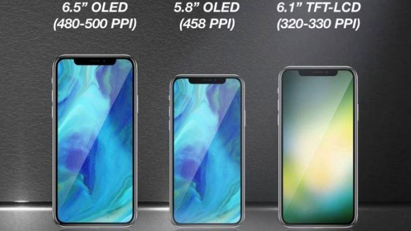 So stellen sich die Analysten von KGI die 2018er-iPhones vor.
