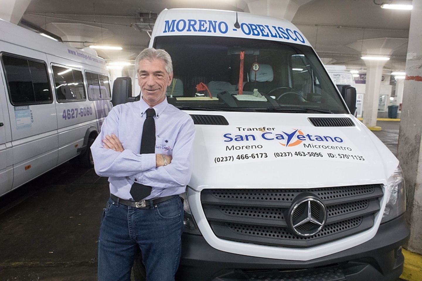 Juan Fiorillio fährt seinen Sprinter seit 16 Jahren