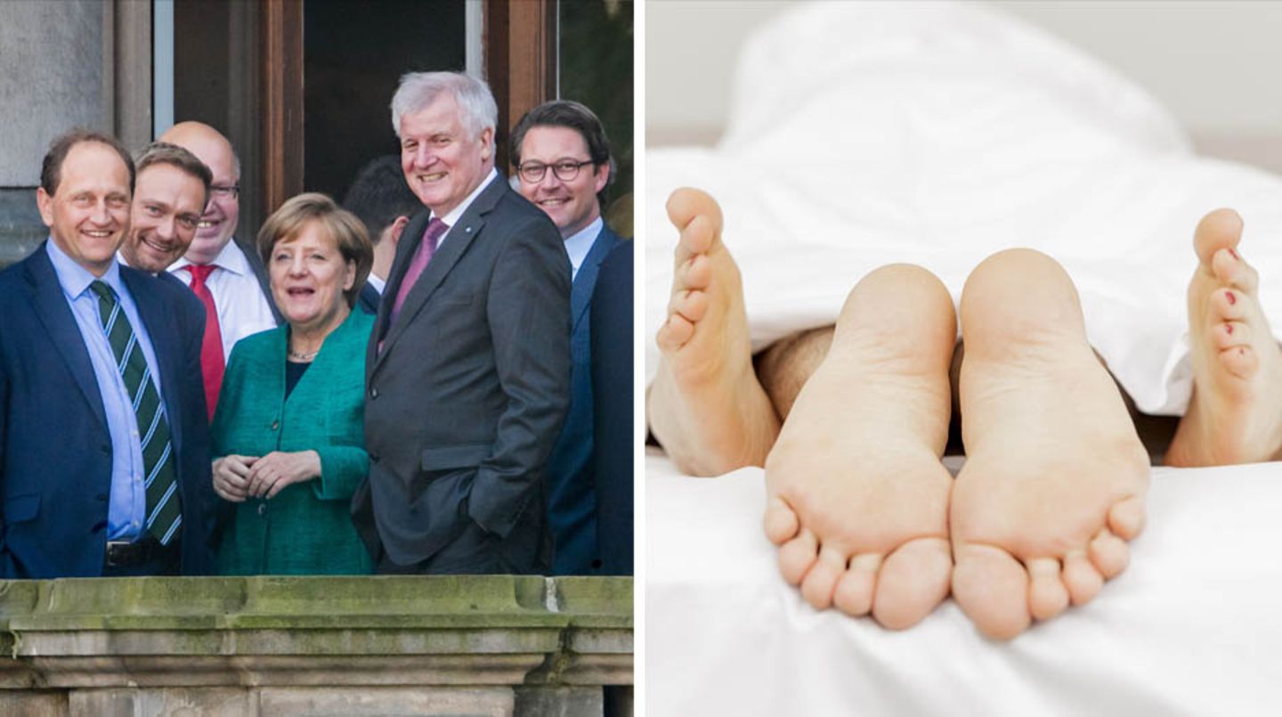 #SondierenUndSex: Jamaika-Sondierer auf dem Balkon und ein Pärchen beim Sex