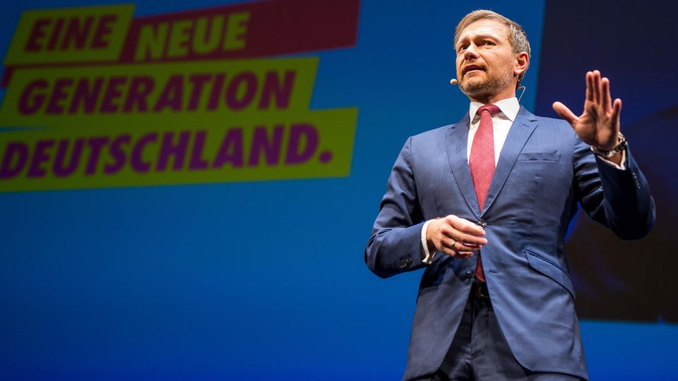 Christian Lindner auf dem FDP-Dreikönigstreffen in Stuttgart