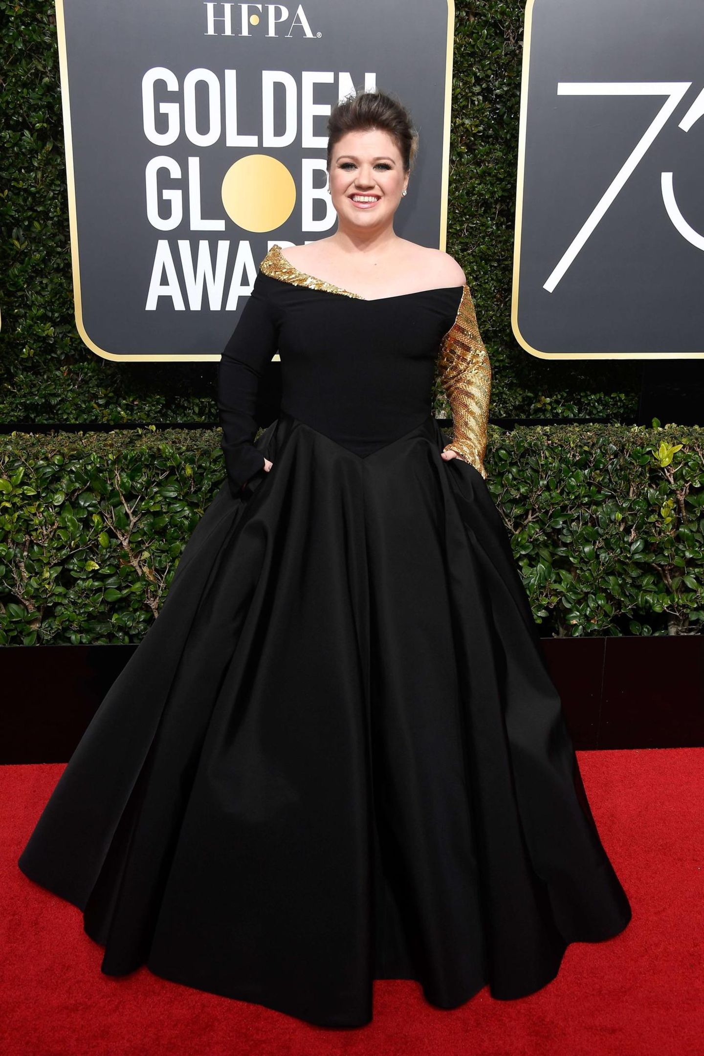 Kelly Clarkson bei den Golden Globes