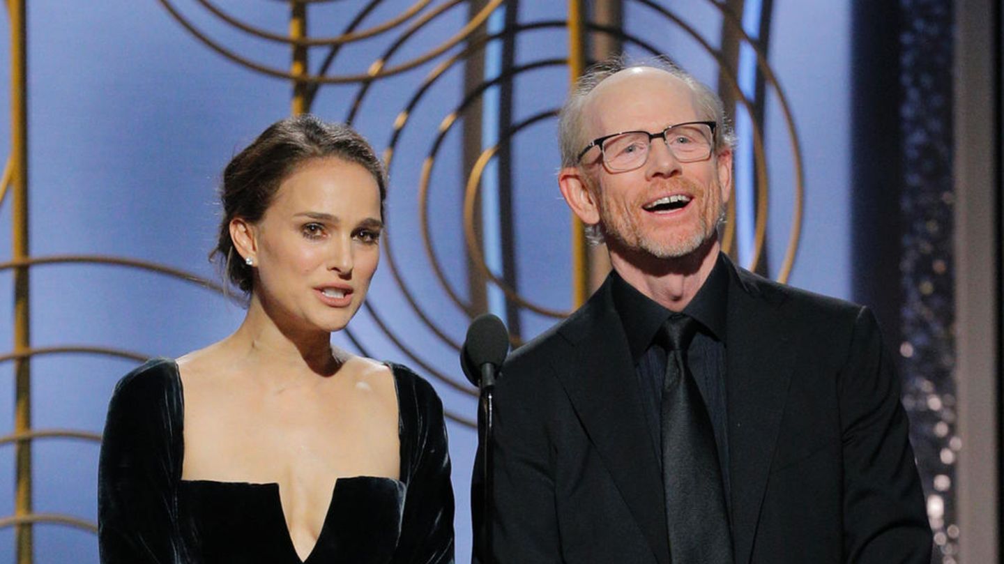 Natalie Portman und Ron Howard