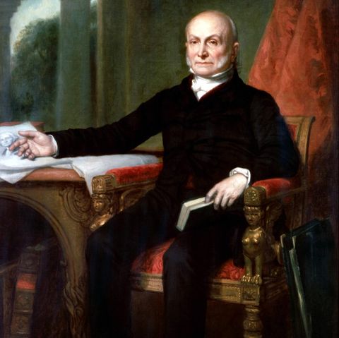 Portät des sechsten US-Präsidenten John Quincy Adams