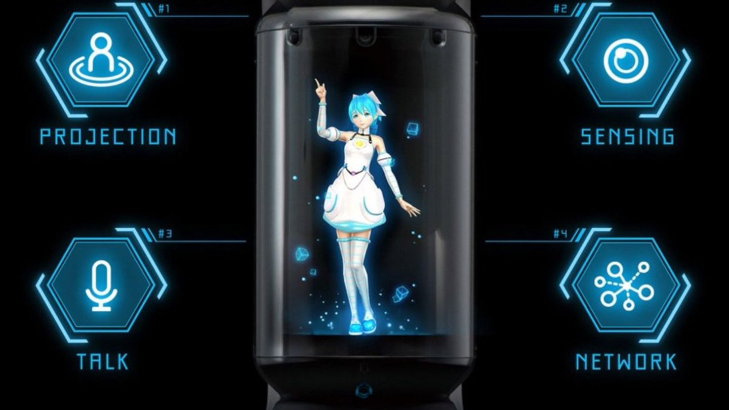 Azuma Hikari erfüllt alle Funktionen eines digitalen Assistenten.
