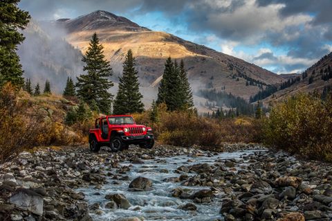 Neuseeland - Robuster Geselle für eine raue Landschaft: der neue Jeep JL Wrangler Rubicon.