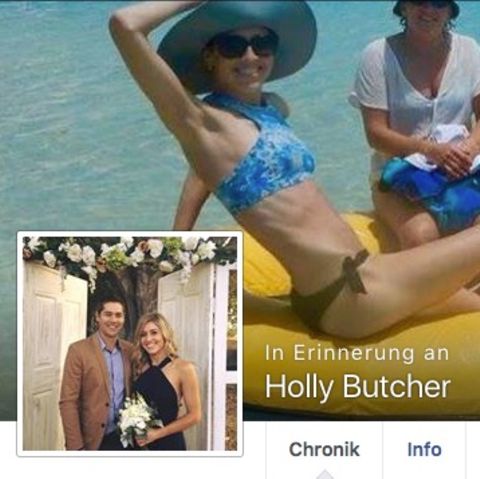Facebook-Seite von Holly Butcher