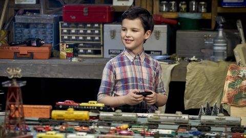 Iain Armitage in "Young Sheldon"