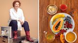Tanja Stoltenberg, 48, 1,72 Meter, 87 Kilo, Stylistin, würde gern acht Kilo abnehmen  "Seit ich nach Hamburg gezogen bin und ein neues Studio aufgemacht habe, nehme ich überhaupt keine regelmäßigen Mahlzeiten mehr zu mir. Es kam alles auf einmal, neue Kunden, neue Aufgaben, neuer Freundeskreis. Ich gehe oft ohne Frühstück aus dem Haus und ernähre mich von Sandwiches und Kuchen vom Bäcker, phasenweise esse ich viel Schokolade. Zum Glück hat nun ein Supermarkt in der Nähe eröffnet, und da hole ich mir mittags einen Salat oder eine warme Mahlzeit. In den vergangenen Jahren kamen Essen und Genuss einfach zu kurz. Ich wusste nicht, wie ich es in meinen Alltag einbauen sollte."  Die Empfehlung der Expertin*: Schonkost  Bei Frau Stoltenberg geht es vor allem um die Wiederherstellung einer Essstruktur, nicht so sehr ums Abnehmen, auch wenn ihr BMI mit 29,4 recht hoch ist. Dazu gehört es, Mahlzeiten und Einkaufen vorzuplanen, sich zum Beispiel eine Gemüsekiste zu abonnieren. Ihr Lebensstil hat zu einem Mangel an wichtigen Nährstoffen wie Eiweißen, Kohlenhydraten, Ballaststoffen sowie guten Fetten geführt. Ich empfehle ihr eine vitalstoffreiche Schonkost, eine Analyse im Labor mit anschließendem Aufbau der Darmflora. Wenn Frau Stoltenberg ihre tägliche Energiezufuhr von derzeit etwa 2360 kcal um 20 Prozent reduziert (1890 kcal), wird sie abnehmen. Um den Stress auszugleichen, sind kurze Übungen für die Atem- und Muskelentspannung wirkungsvoll.  *Die Hamburger Ökotrophologin Birgit Schramm beriet die Redaktion und arbeitete die individuellen Empfehlungen aus
