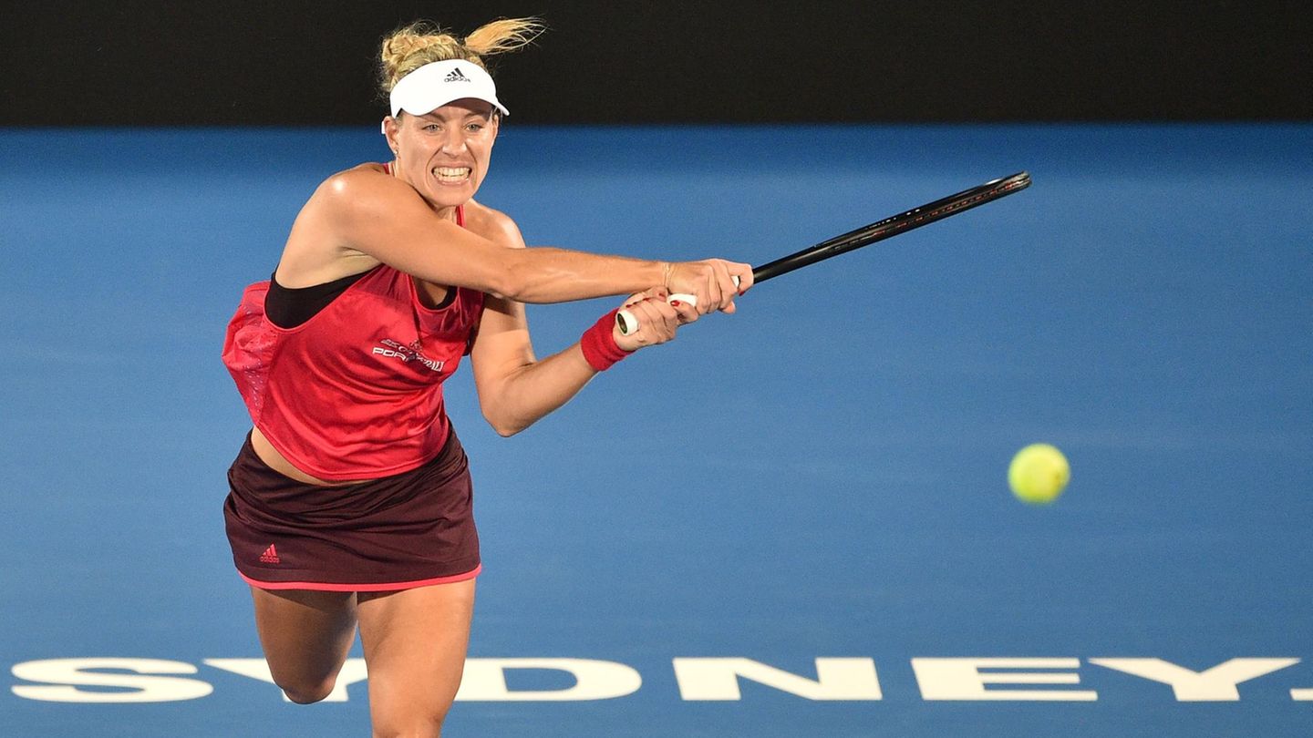 Angelique Kerber im Match gegen Venus Williams