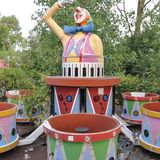 Enchanted Forest Playland  Nur fünf Jahre existierte dieser Park in Toledo, Ohio. Bereits 2005 war Schluss. Doch der Clown lacht immer noch.