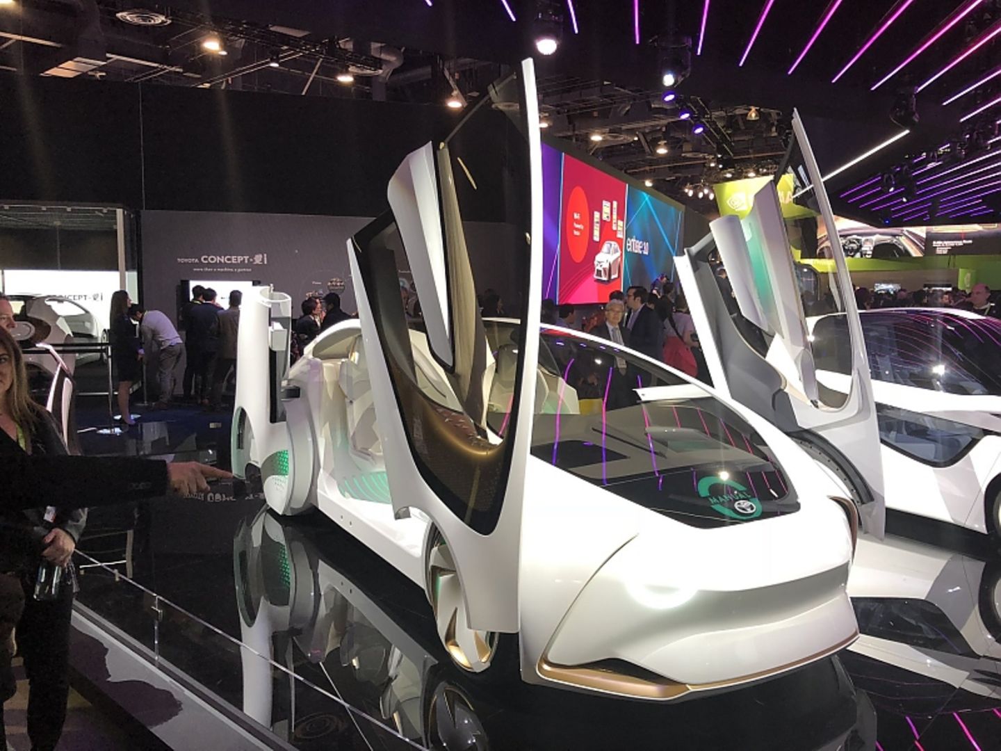 Toyota auf der CES 2018 mit elektrischem Gedankengut