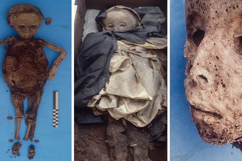 Bilder der Kindermumie