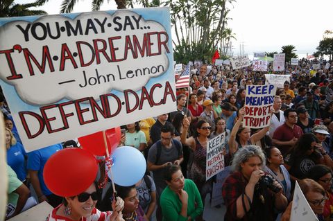 Demonstration gegen Donald Trumps Entscheidung, das Dreamer-Programm auszusetzen