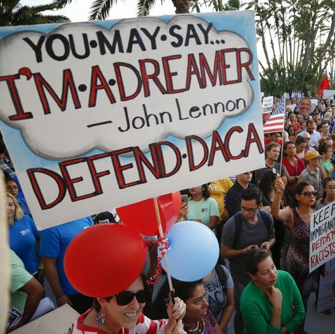 Demonstration gegen Donald Trumps Entscheidung, das Dreamer-Programm auszusetzen